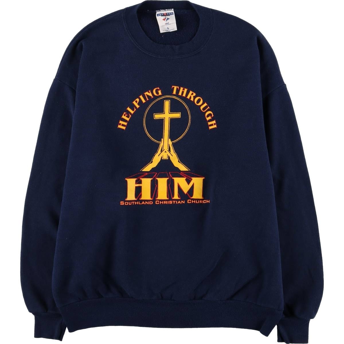 古着 90年代 フルーツオブザルーム FRUIT OF THE LOOM プリントスウェットシャツ トレーナー USA製 メンズXL相当 ヴィンテージ/eaa577191