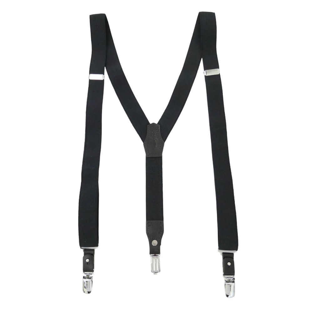 Yohji Yamamoto ヨウジヤマモト 2WAY サスペンダー ブラック ブラック系【中古】