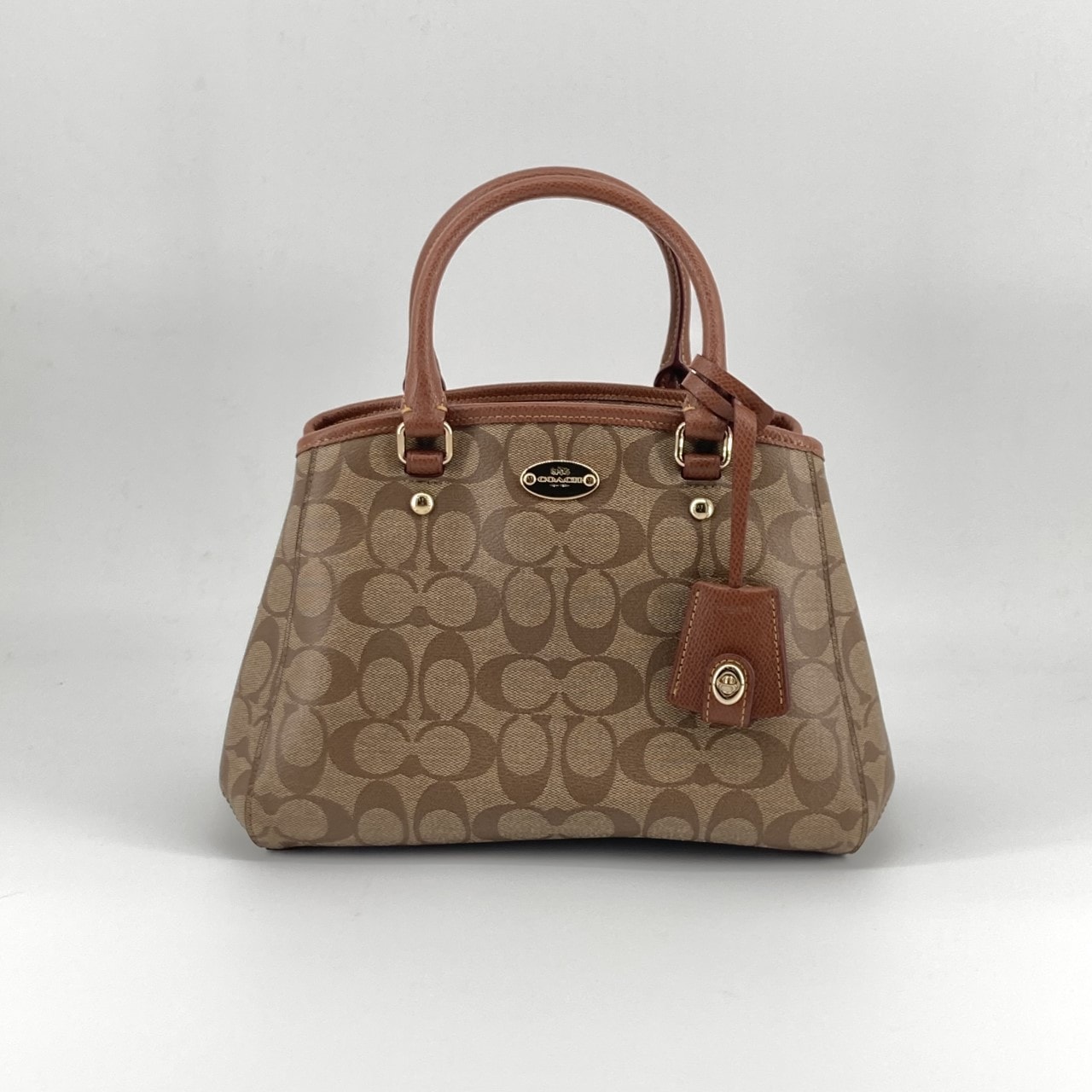 COACH(コーチ) シグネチャー F34605 ハンドバッグ ブラウン