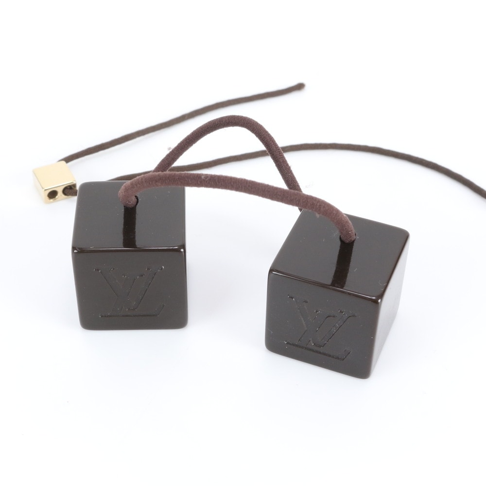 ルイヴィトン ヘアキューブ ヘアゴム LVロゴ おしゃれ ファッション