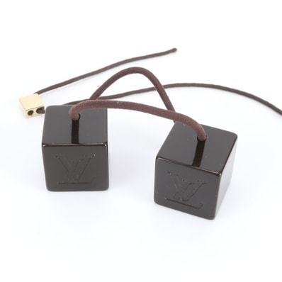 ルイヴィトン ヘアキューブ ヘアゴム LVロゴ おしゃれ ファッション