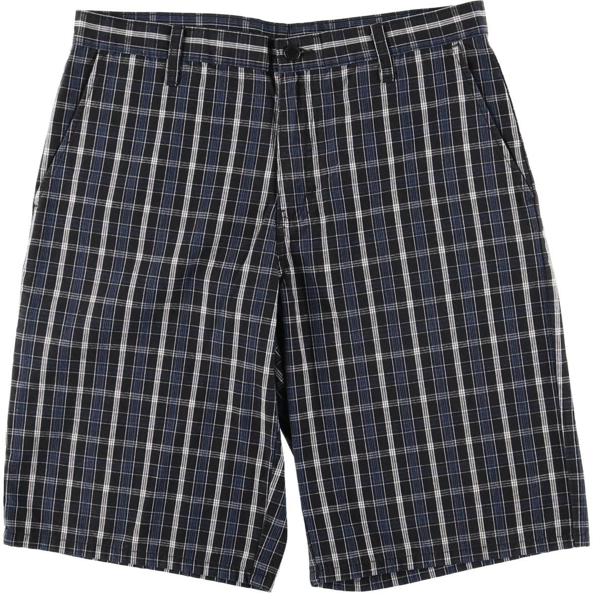 古着 ディッキーズ Dickies チェック柄 ワークショーツ ハーフパンツ メンズw36相当/eaa616993