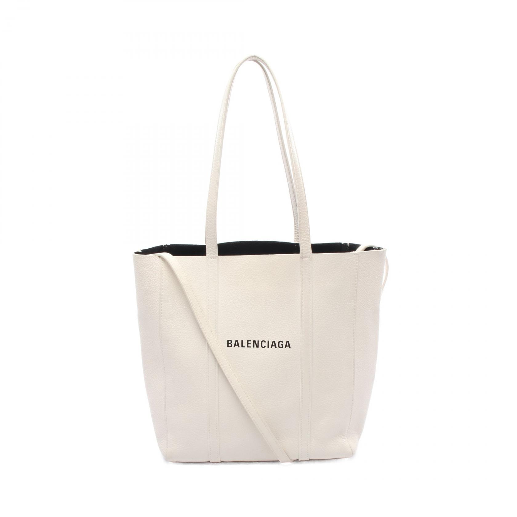 バレンシアガ BALENCIAGA EVERYDAY TOTE XS エブリデイ トート トートバッグ バッグ レザー レディース ホワイト系 551810 【中古】