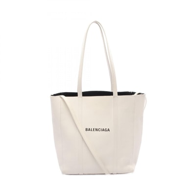 バレンシアガ BALENCIAGA EVERYDAY TOTE XS エブリデイ トート トートバッグ バッグ レザー レディース ホワイト系 551810 【中古】
