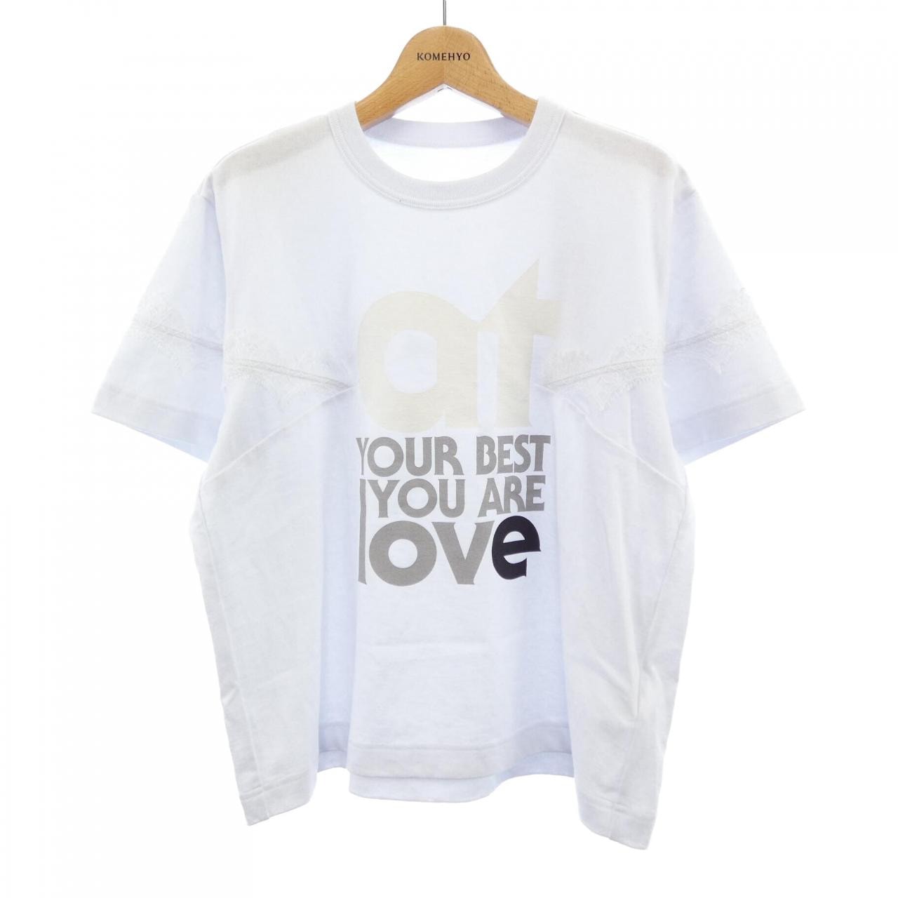 sacai Print T-Shirt "White"