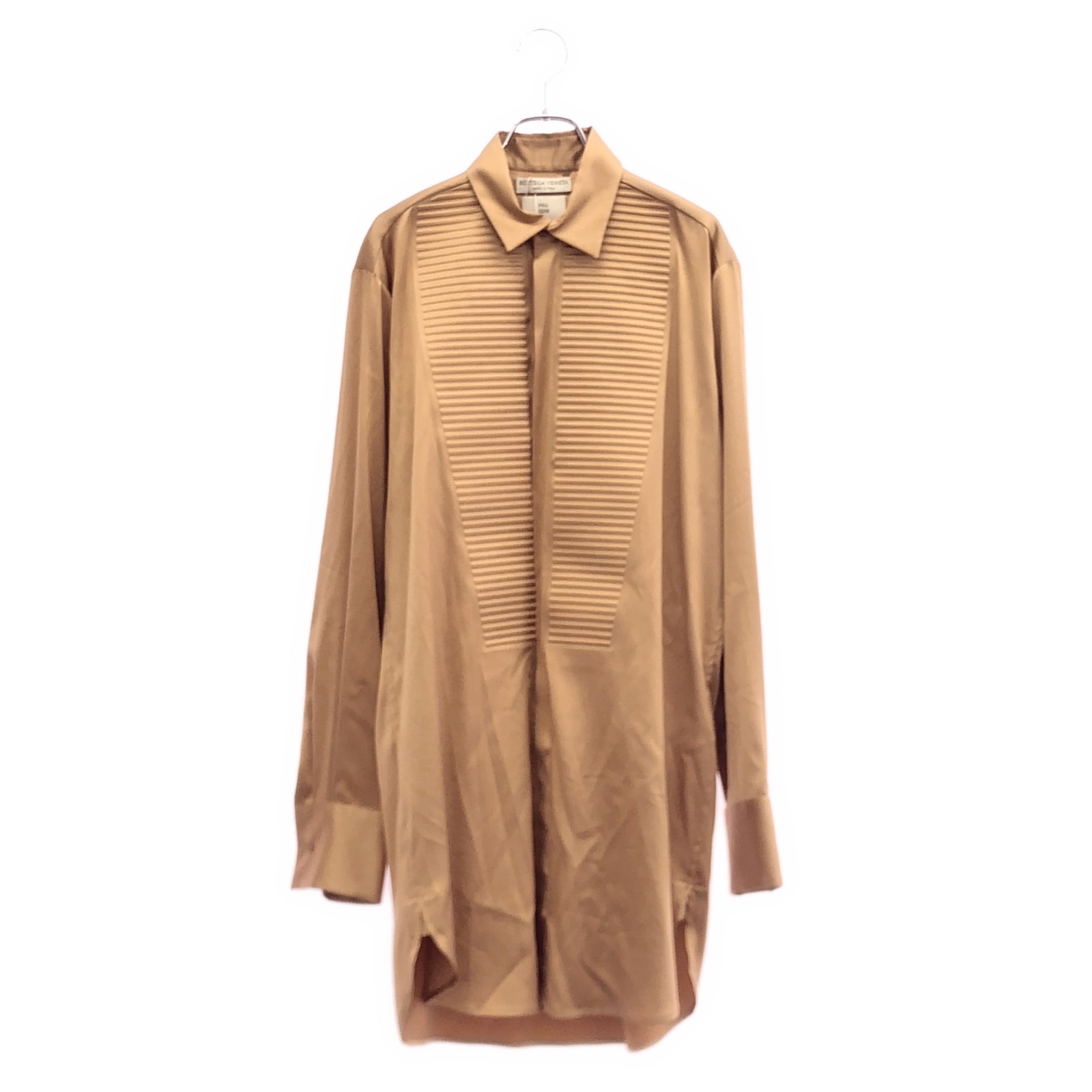 ボッテガヴェネタ BOTTEGA VENETA 長袖シャツ 衣料品 トップス シルク レディース ベージュ系 【中古】