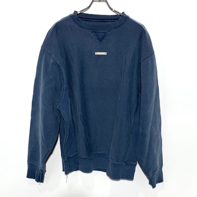 Maison Margiela Name Tag Crew Neck Sweat "Navy"