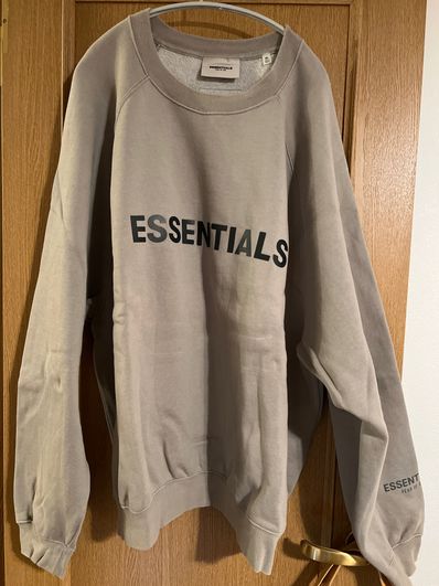 FEAR OF GOD ESSENTIALS 3D Silicon Applique Crewneck "Moss"