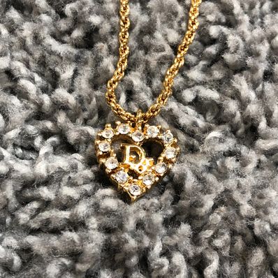 ディオール ハート CD ネックレス