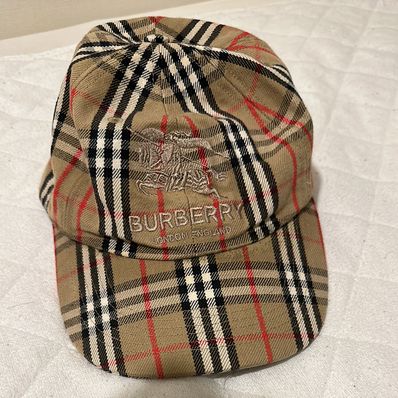 Supreme / Burberry Denim 6 Panel "Beige"