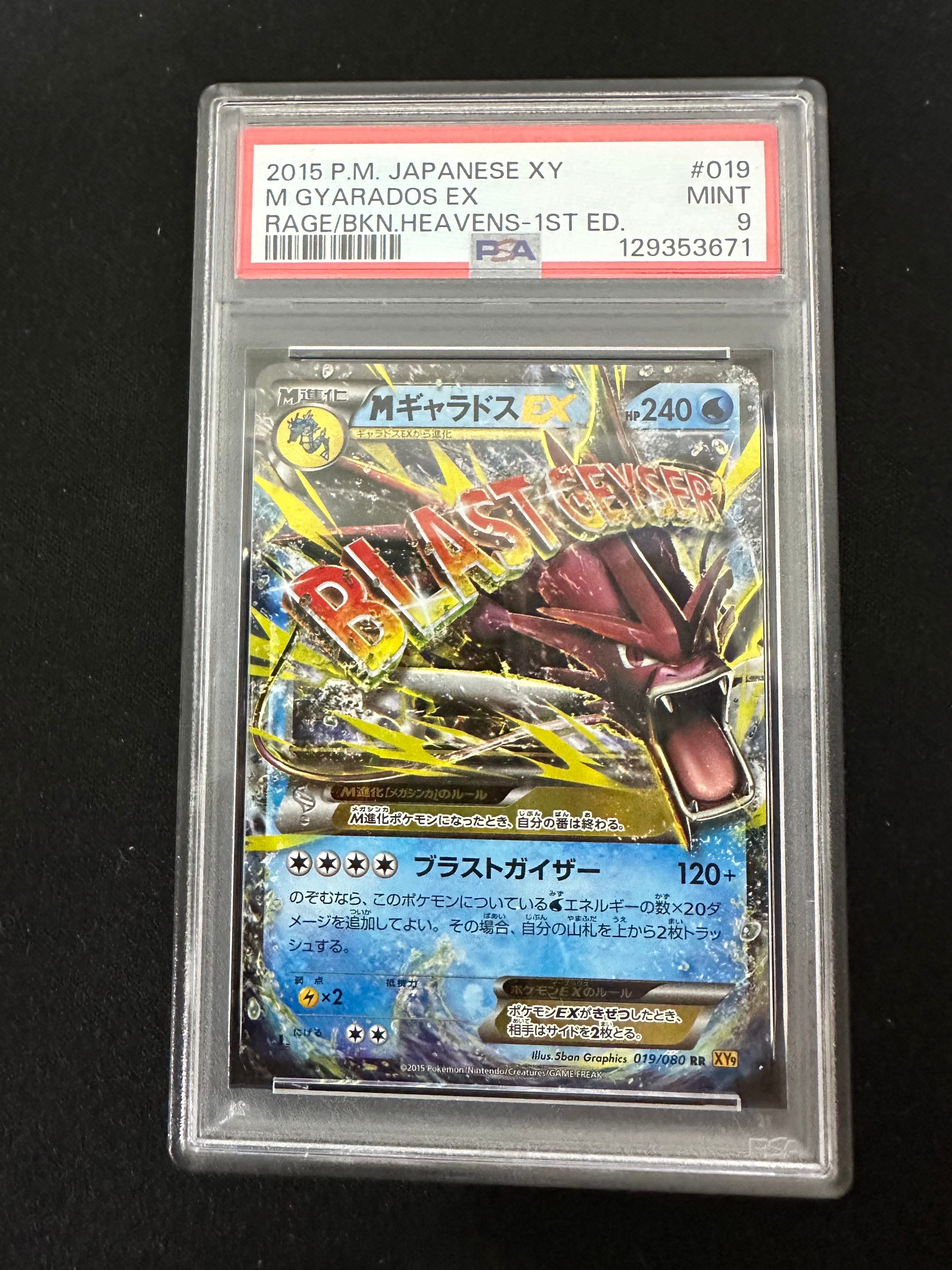 MギャラドスEX RR :1ED [XY9 019/080](拡張パック「破天の怒り」)