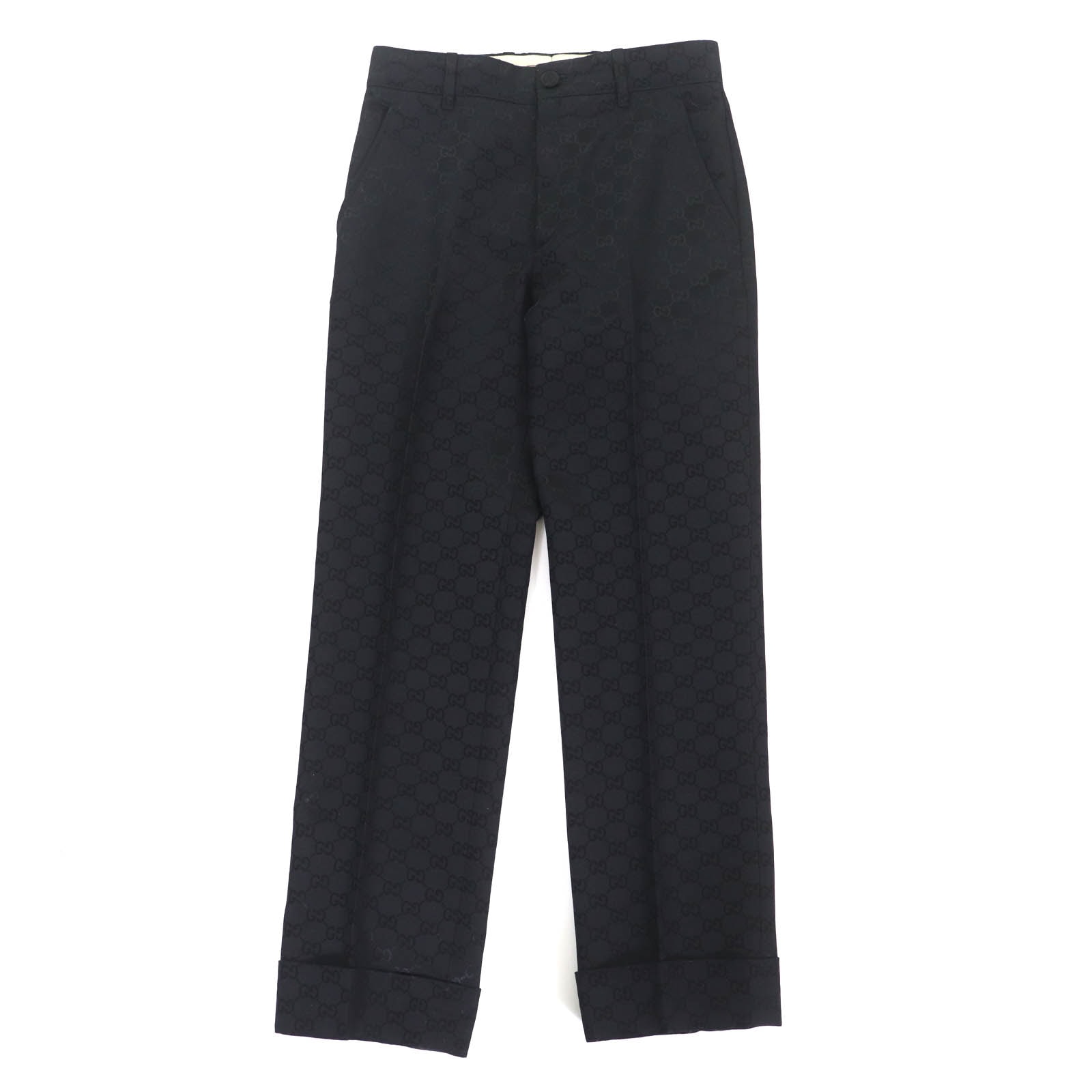 極美品 グッチ パンツ ブラック レディース 36 664408