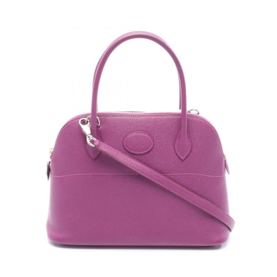 エルメス HERMES ボリード27 アネモネ ハンドバッグ バッグ レザー ヴォーエプソン ヴォーエプソン アネモネ □R刻印(2014年製造) レディース パープル系 【中古】