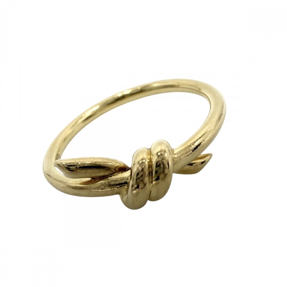 TIFFANY&Co. ティファニー 指輪 ノット リング ジュエリー アクセサリー Au750 18金YG K18イエローゴールド    約9号 ゴールド レディース 約3.6g【中古品】