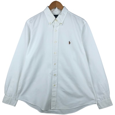古着 ラルフローレン Ralph Lauren CUSTOM FIT 長袖 ボタンダウンシャツ メンズL相当/eaa598140