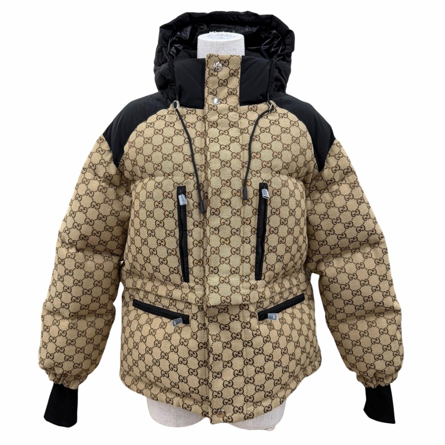 未使用品 グッチ ダウンジャケット ブラウン レディース 34 761698