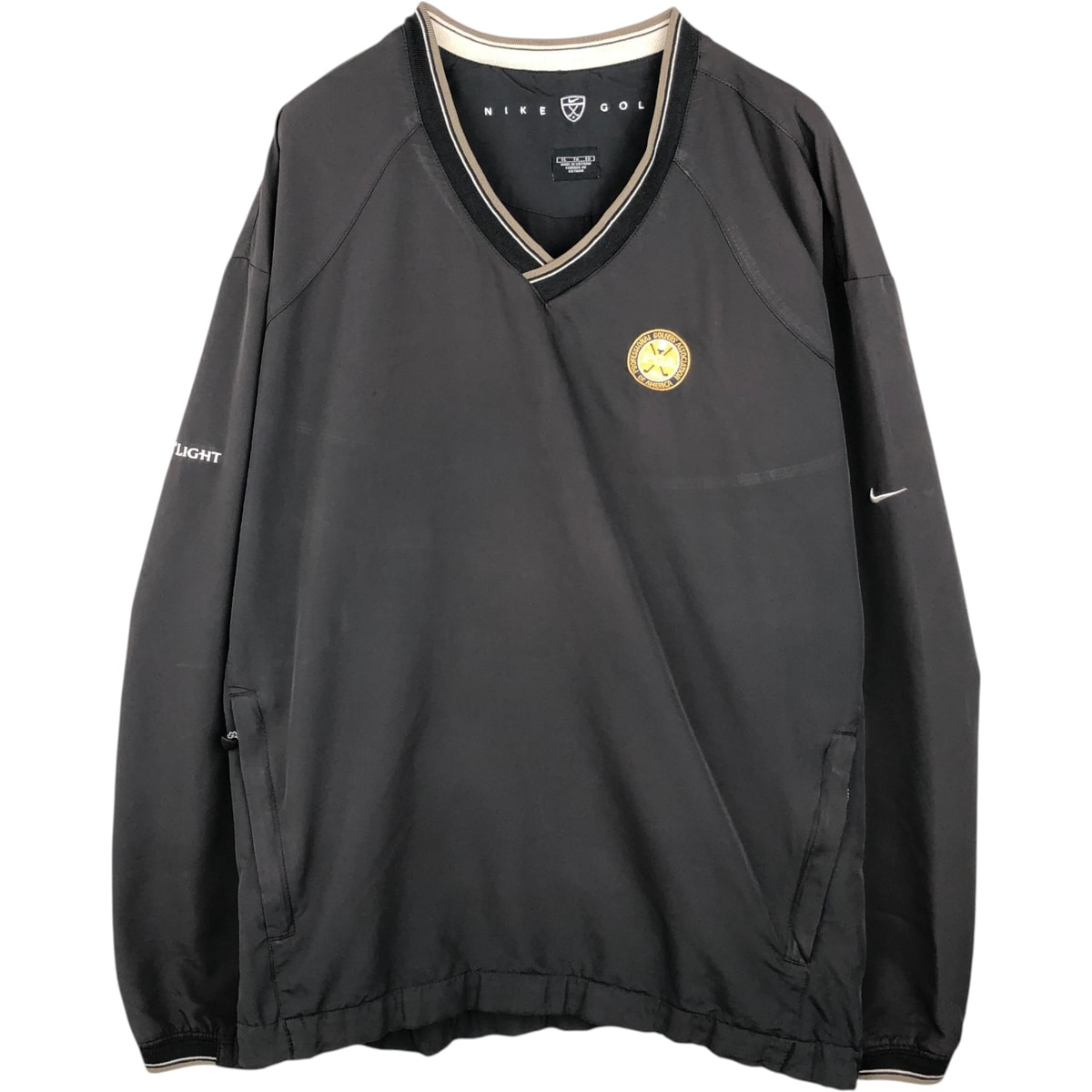 古着 ナイキ NIKE GOLF ゴルフ Vネック ウォームアッププルオーバー メンズXL相当/eaa634402