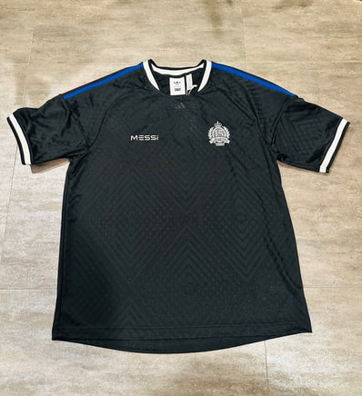 Kith x Lionel Messi x adidas Football Jersey "Black"