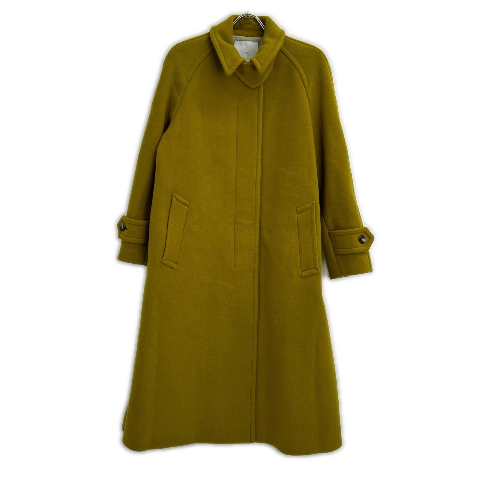 アンスリード 522060000601 マスタード ウール ステンカラーコート 36