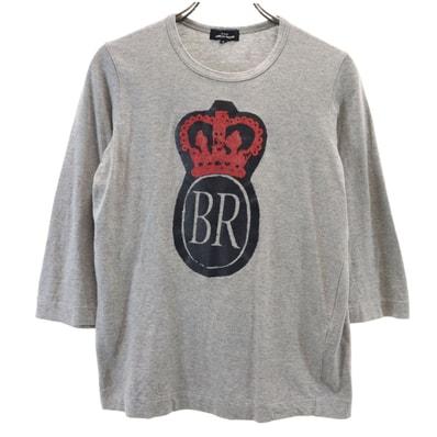 tricot COMME des GARCONS トリコットコムデギャルソン 2011年 日本製 5分袖 Tシャツ S グレー