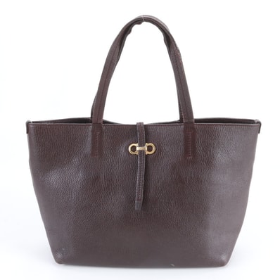 ■美品 サルヴァトーレフェラガモ ガンチーニダブルトート バッグ