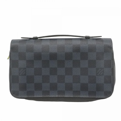 ★最終価格★SALE【6da0335-k】ルイヴィトン 長財布 ダミエ・コバルト ジッピーXL N41590 ブラック【中古】メンズ