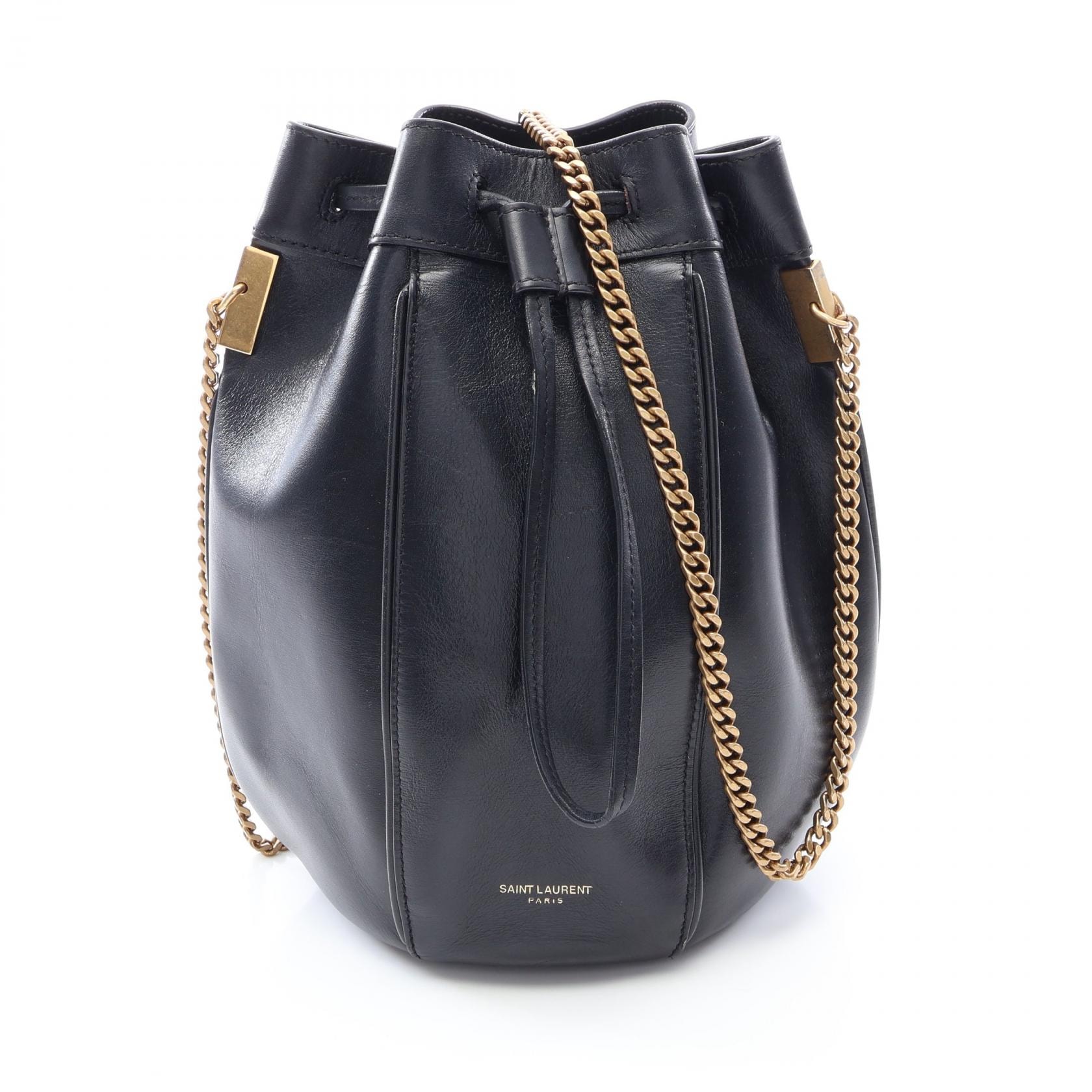 サンローランパリ SAINT LAURENT PARIS THALITHA タリサ ショルダーバッグ バッグ レザー レディース ブラック系 554242 【中古】