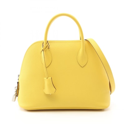 エルメス HERMES ボリード1923 25 ハンドバッグ バッグ レザー ヴォーエプソン ヴォーエプソン ジョーヌナプル B刻印(2023年製造) レディース イエロー系 【中古】