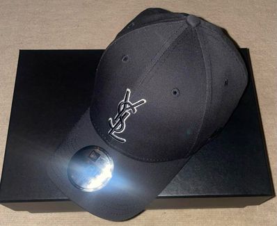 Saint Laurent x New Era YSL Monogram Cap "Black"
