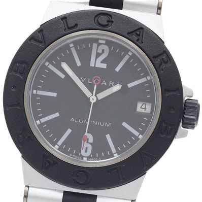 ☆良品 ブルガリ アルミニウム AL32TA クォーツ ボーイズ 【中古】