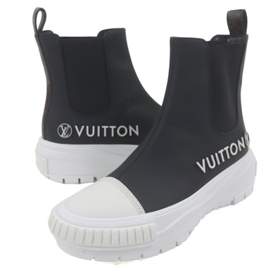 未使用品 ルイヴィトン ハイカットスニーカー ブラック メンズ 37.5