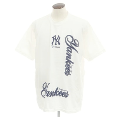 【中古】シュプリーム Supreme × MLB 2025年秋冬 Teams Tee コットン 半袖Tシャツ ホワイト【サイズXL】【メンズ】