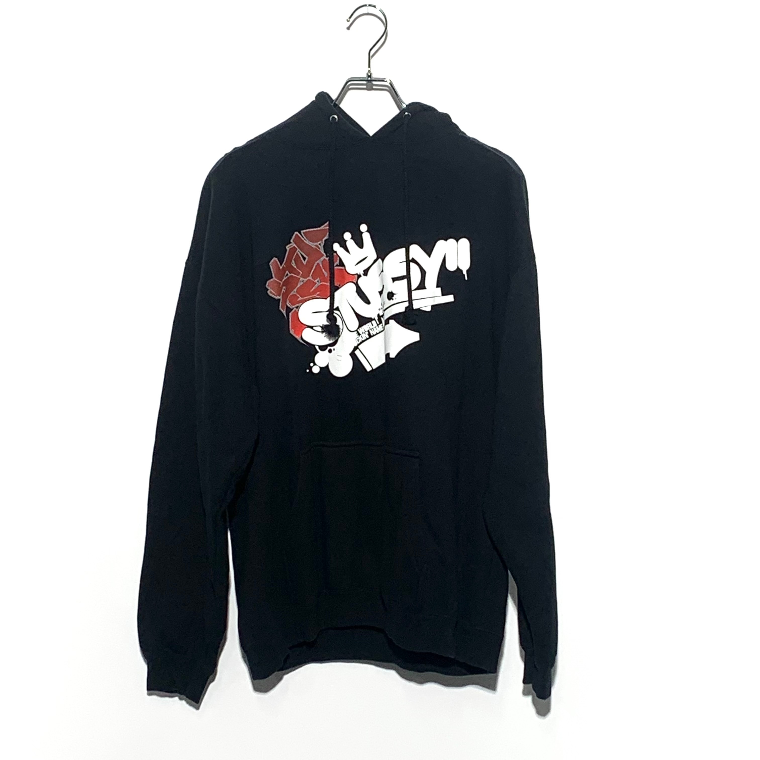 STUSSY x Eric Haze hoodie Blakc Made in USA