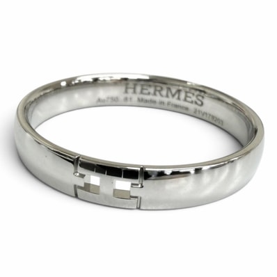 極美品 エルメス リング 指輪 ヘラクレス ホワイトゴールド 61