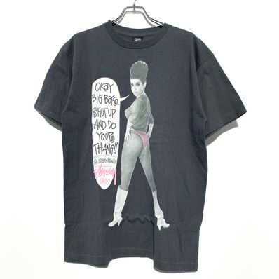 STUSSY OKAY BIG BOYS Tee charcoal