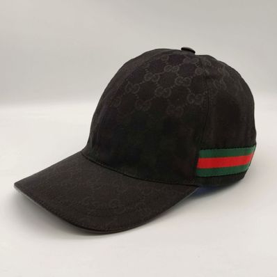 GUCCI Original GG Canvas Baseball Cap "Black"