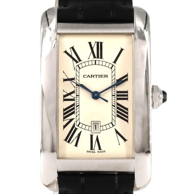 カルティエ タンクアメリカンLM WG W2603256 WG 自動巻