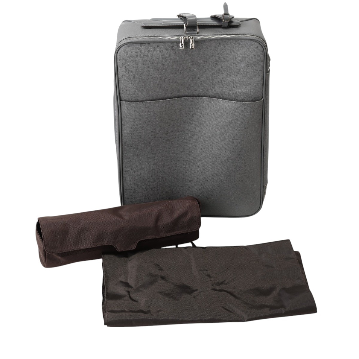 Louis Vuitton Pegase 55 Taiga Leather "Glacier"