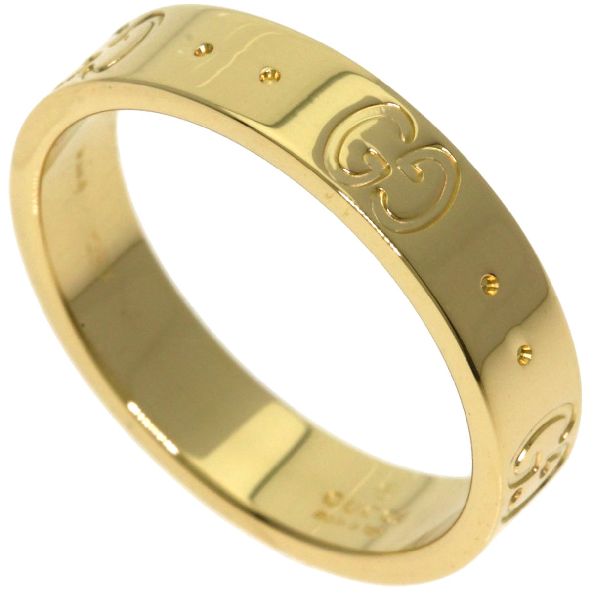 GUCCI グッチ アイコン #10 リング・指輪 K18YG レディース [中古]