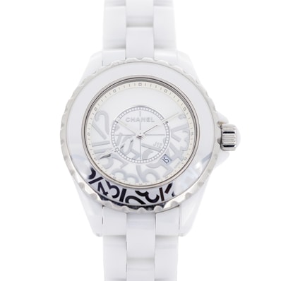 世界1200本限定 CHANEL シャネル J12 グラフィティ 33mm H5239 レディース 腕時計