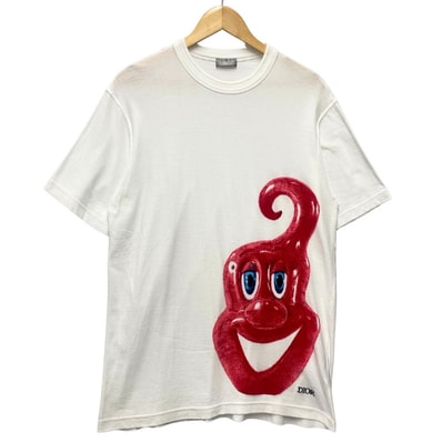 DIOR ディオール ×KENNY SCHARF 品番 193J650A0700 Tシャツ 半袖 ホワイト サイズL 35256