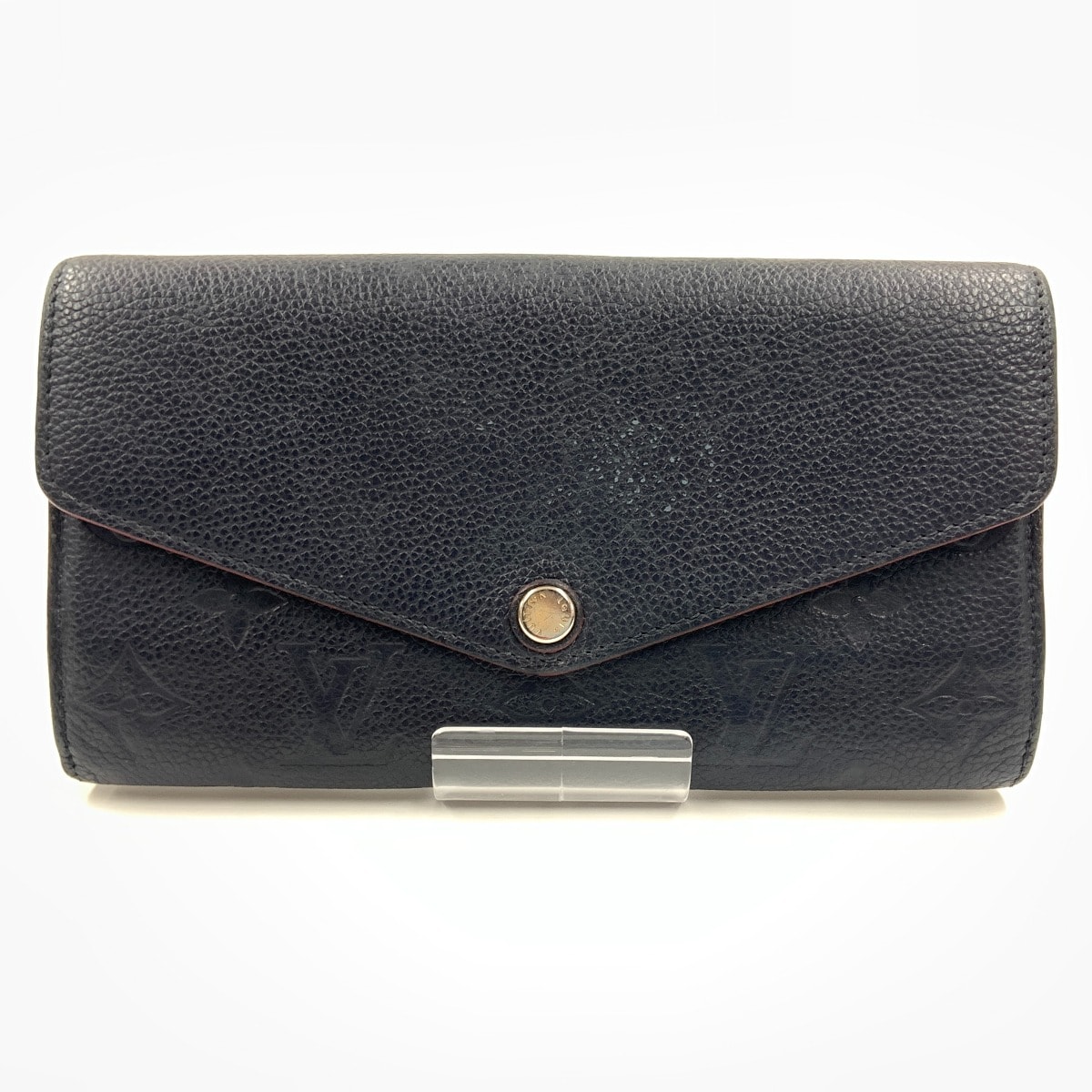 〇〇LOUIS VUITTON ルイヴィトン モノグラム アンプラント ポルトフォイユ サラ 二つ折り長財布  M62125 ネイビー