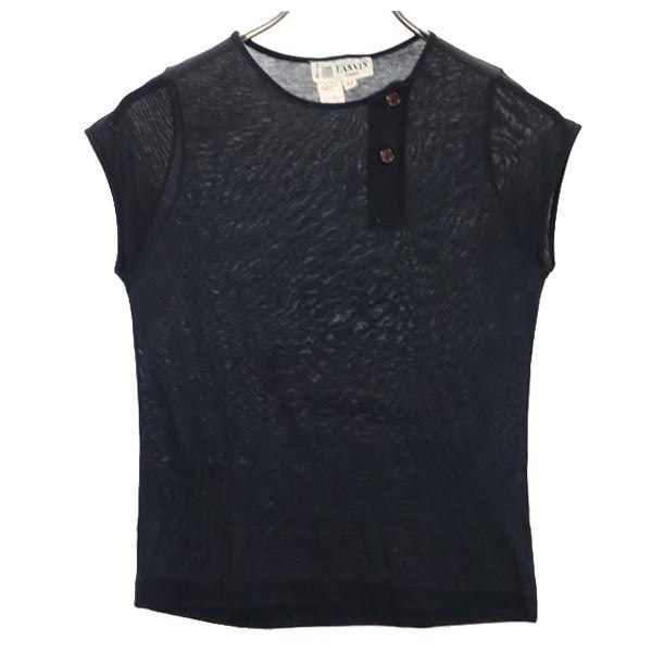 LANVIN ランバン イタリア製 半袖 カットソー 40 黒