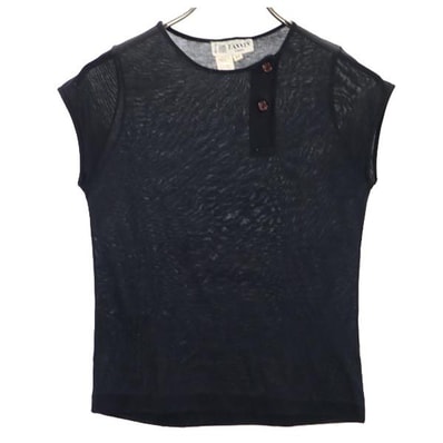 LANVIN ランバン イタリア製 半袖 カットソー 40 黒