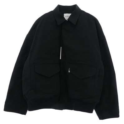 COOTIE クーティー ジャケット 25AW CTE-25A213 Cotton Canvas Padded Work Jacket コットンキャンバス パデッド 中綿 ワーク ジャケット ブラック系 XL【中古】