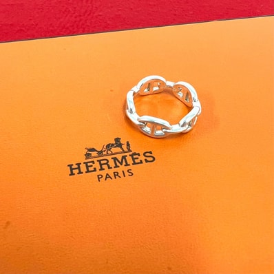 HERMES エルメス アンシェネ PM リング シルバー925 リング・指輪 18号 シルバー
25743