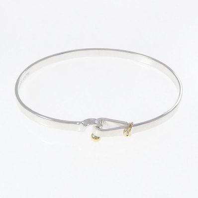 【ヴィンテージ】ティファニー フック&アイ バングル