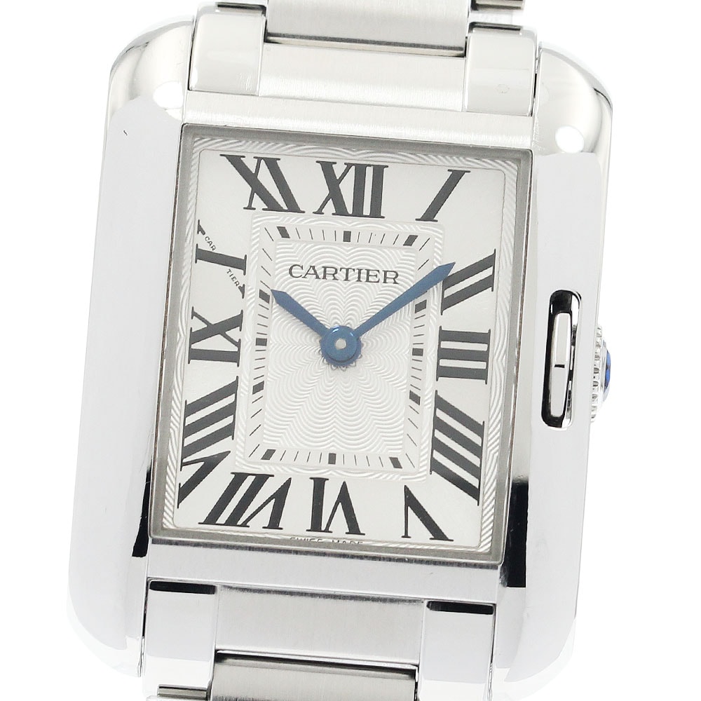 カルティエ タンクアングレーズSM W5310022 レディース 【中古】