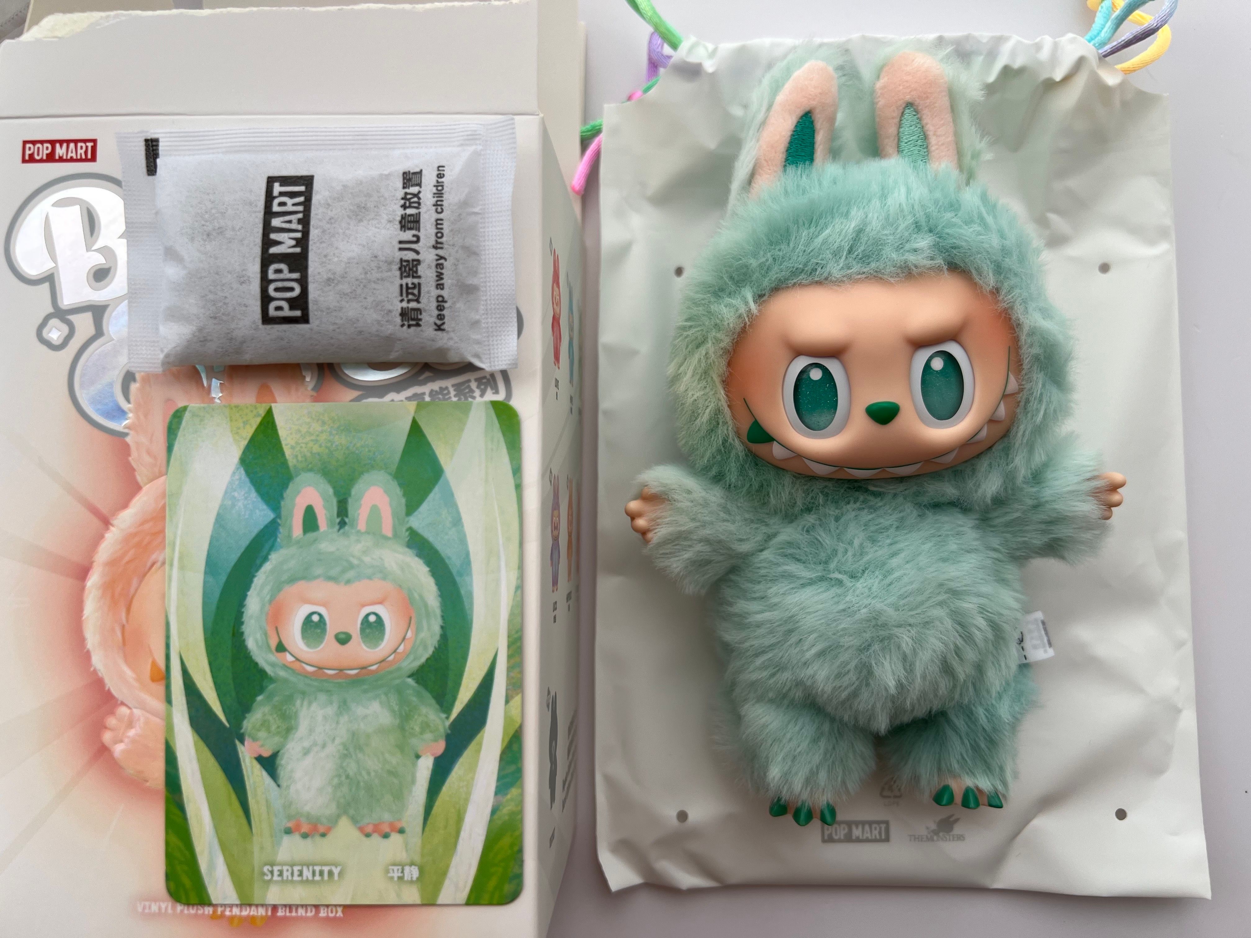 POP MART THE MONSTERS (LABUBU) Big into Energy Series Plush Pendant SERENITY