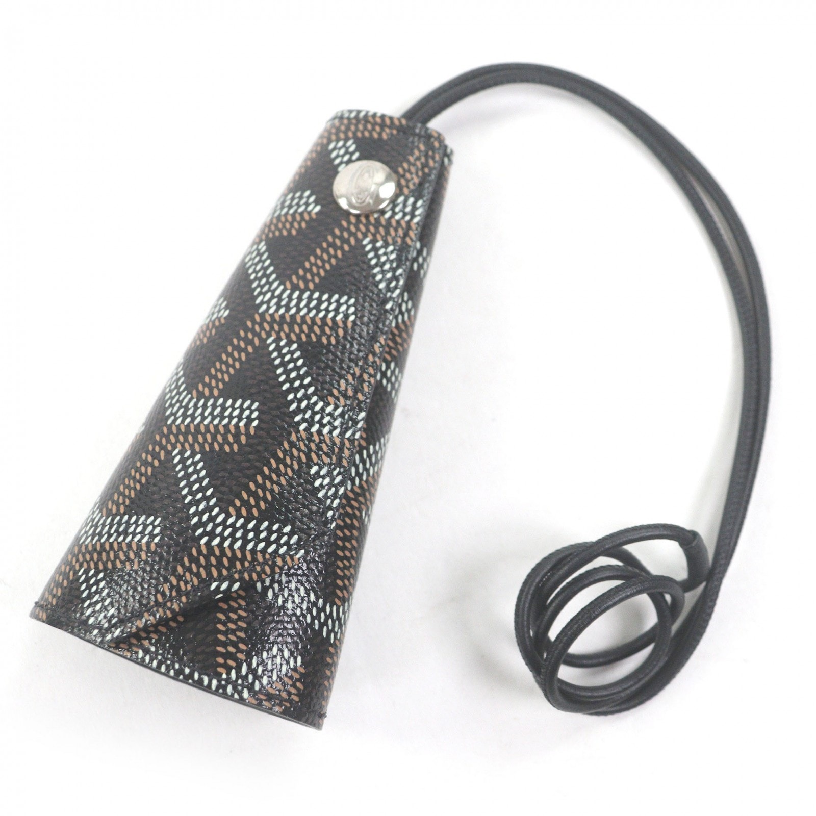 美品 ゴヤール バッグチャーム シャンベラン ブラック系 メンズ